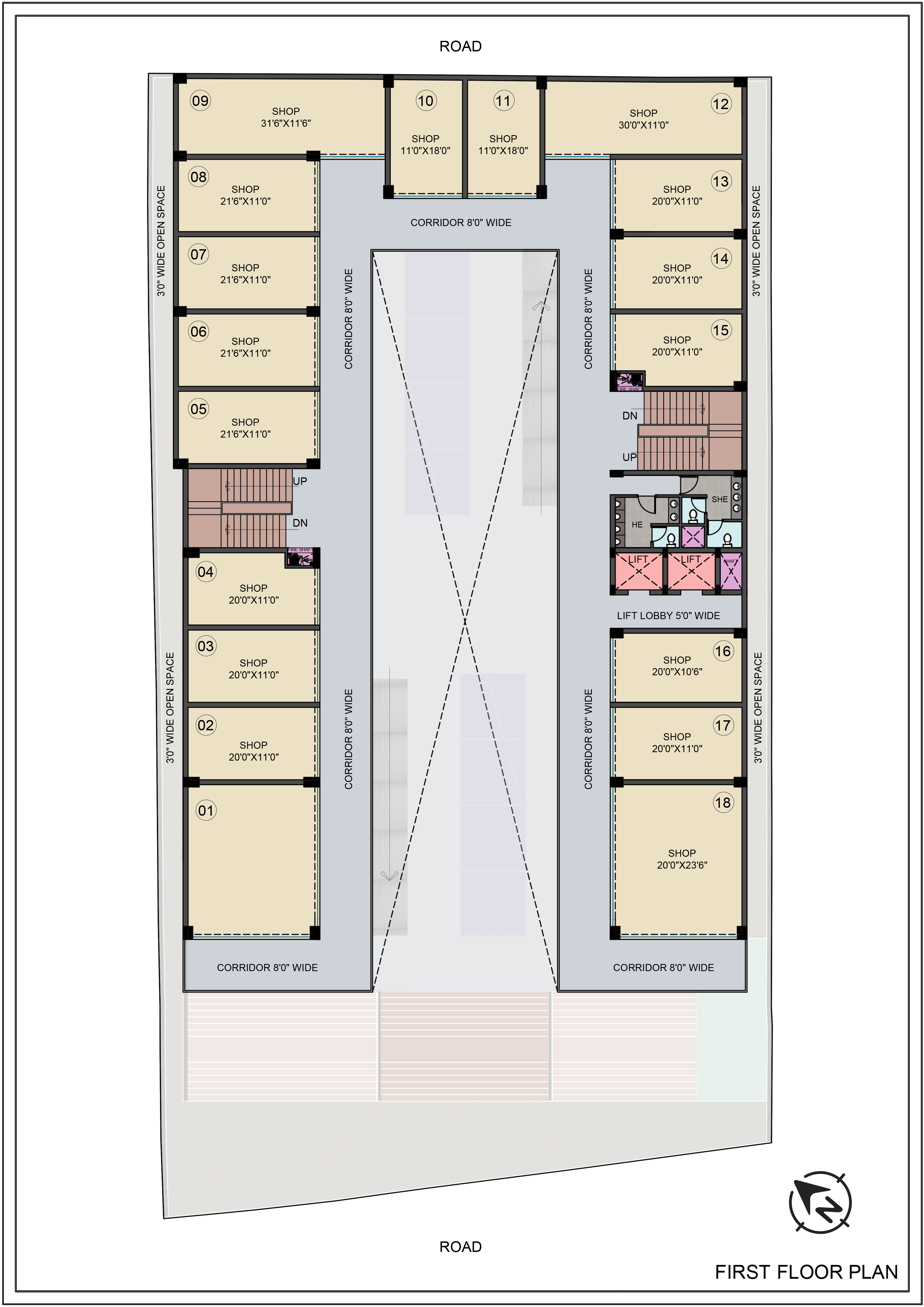 Noida Shopping Centre Floor Plan